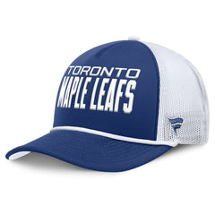Toronto Maple Leafs Fanatics Authentic Pro Rink A-Frame Adjustable Hat - Blue/White Hats