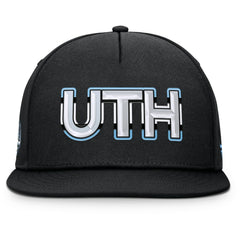 Utah Mammoth Fanatics Authentic Pro Rink Team Code Snapback Hat - Black Hats