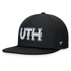 Utah Mammoth Fanatics Authentic Pro Rink Team Code Snapback Hat - Black Hats
