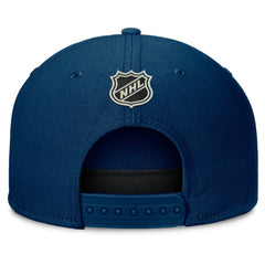 Seattle Kraken Fanatics Authentic Pro Rink Team Code Snapback Hat - Deep Sea Blue Hats