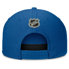 St. Louis Blues Fanatics Authentic Pro Rink Team Code Snapback Hat - Blue Hats