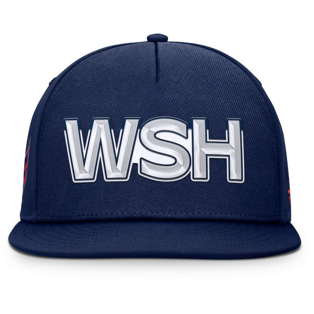 Washington Capitals Fanatics Authentic Pro Rink Team Code Snapback Hat - Navy Hats