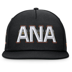 Anaheim Ducks Fanatics Authentic Pro Rink Team Code Snapback Hat - Black Hats