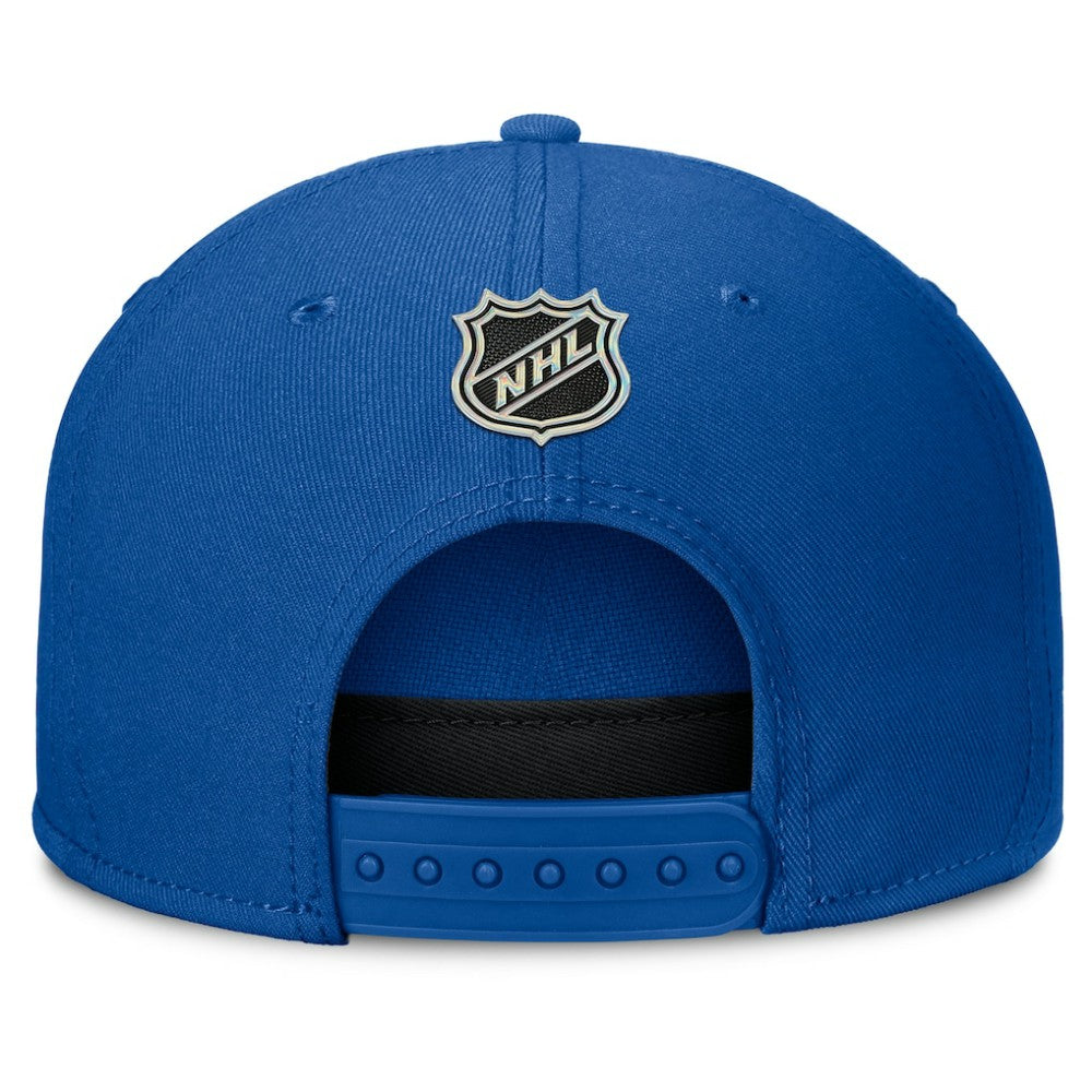 Buffalo Sabres Fanatics Authentic Pro Rink Team Code Snapback Hat - Royal Hats