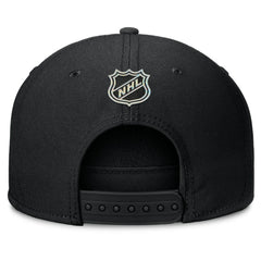 Chicago Blackhawks Fanatics Authentic Pro Rink Team Code Snapback Hat - Black Hats