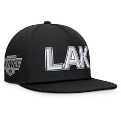 Los Angeles Kings Fanatics Authentic Pro Rink Team Code Snapback Hat - Black Hats
