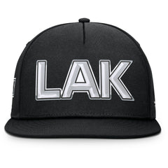 Los Angeles Kings Fanatics Authentic Pro Rink Team Code Snapback Hat - Black Hats