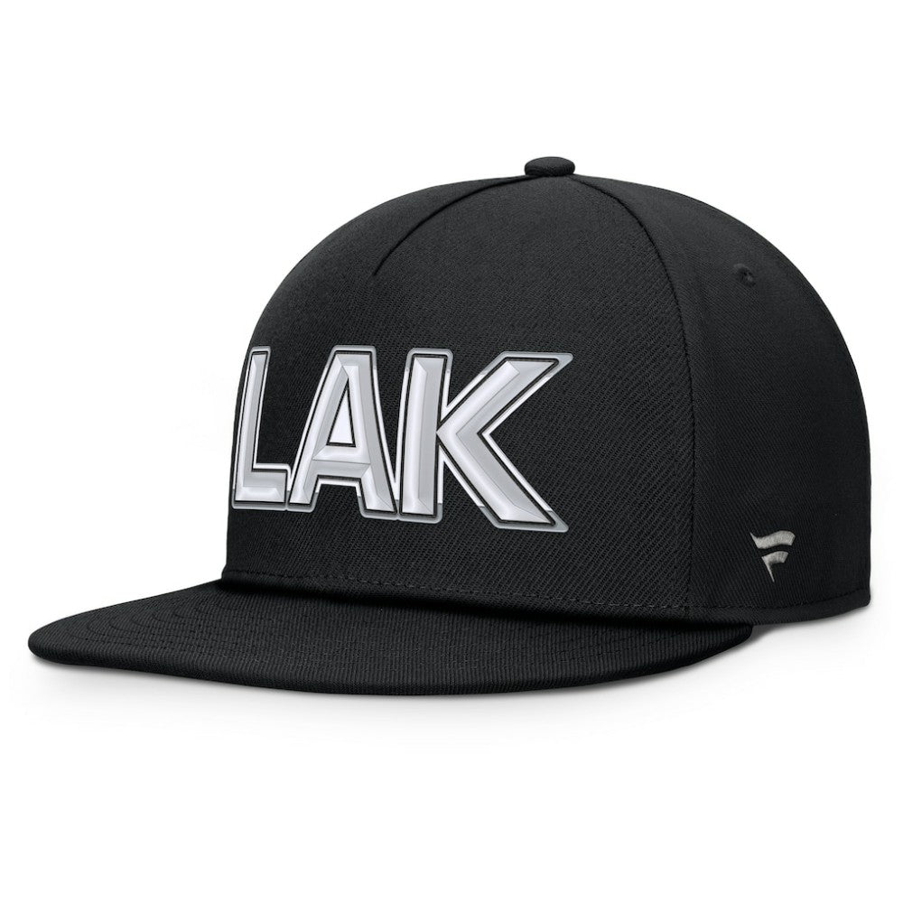 Los Angeles Kings Fanatics Authentic Pro Rink Team Code Snapback Hat - Black Hats