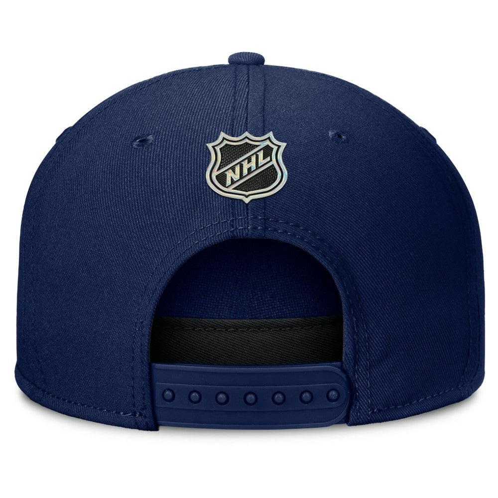 Columbus Blue Jackets Fanatics Authentic Pro Rink Team Code Snapback Hat - Navy Hats