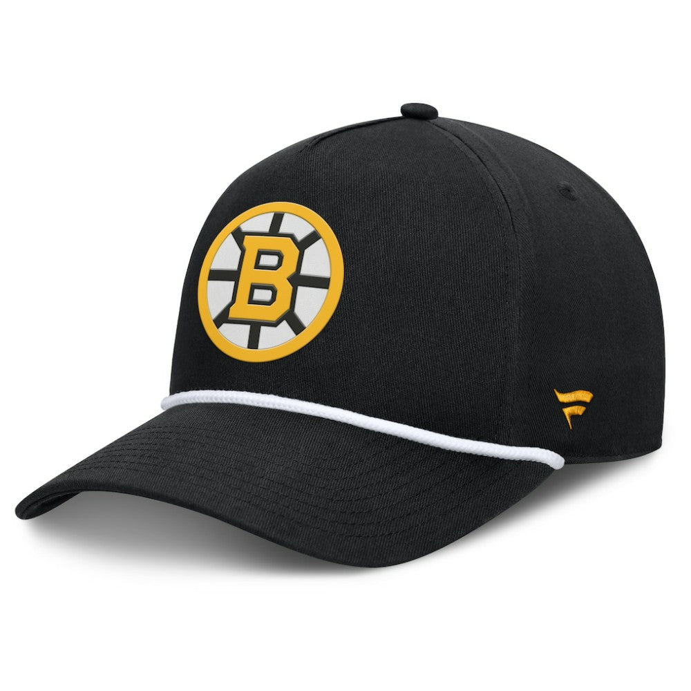 Boston Bruins Fanatics Authentic Pro Rink Roper A-Frame Adjustable Hat - Black Hats
