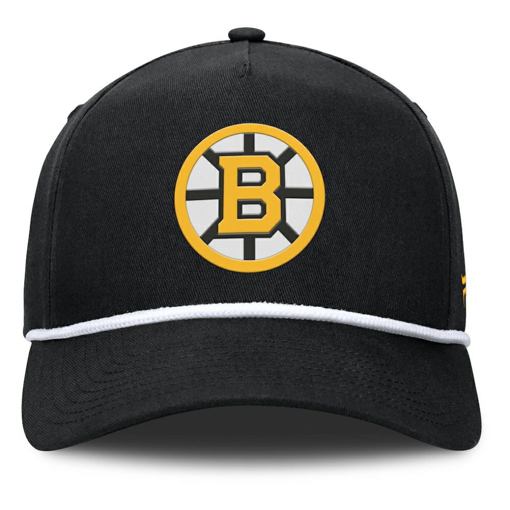 Boston Bruins Fanatics Authentic Pro Rink Roper A-Frame Adjustable Hat - Black Hats