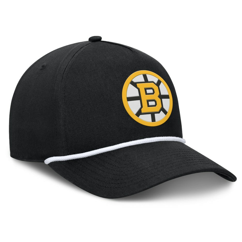 Boston Bruins Fanatics Authentic Pro Rink Roper A-Frame Adjustable Hat - Black Hats