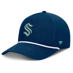 Seattle Kraken Fanatics Authentic Pro Rink Roper A-Frame Adjustable Hat - Deep Sea Blue Hats