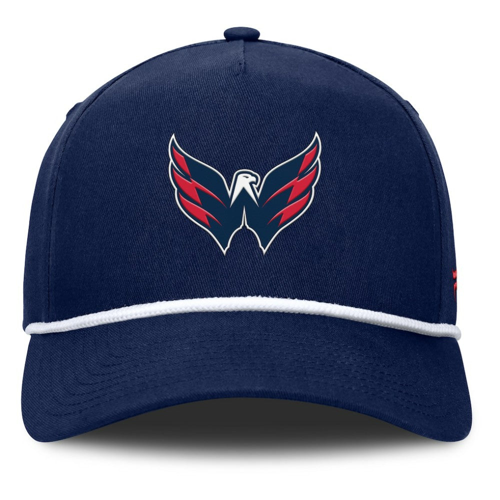Washington Capitals Fanatics Authentic Pro Rink Roper A-Frame Adjustable Hat - Navy Hats