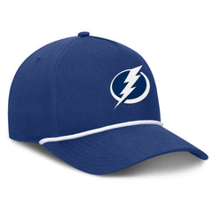 Tampa Bay Lightning Fanatics Authentic Pro Rink Roper A-Frame Adjustable Hat - Blue Hats