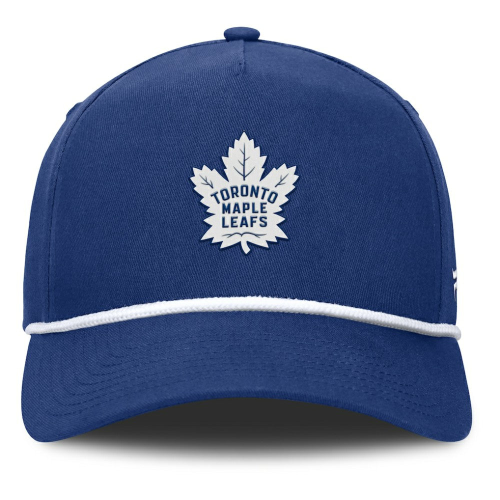 Toronto Maple Leafs Fanatics Authentic Pro Rink Roper A-Frame Adjustable Hat - Blue Hats