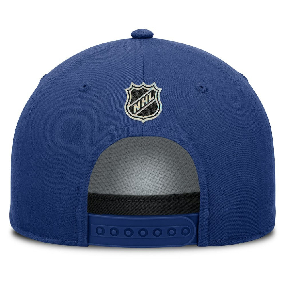 Toronto Maple Leafs Fanatics Authentic Pro Rink Roper A-Frame Adjustable Hat - Blue Hats