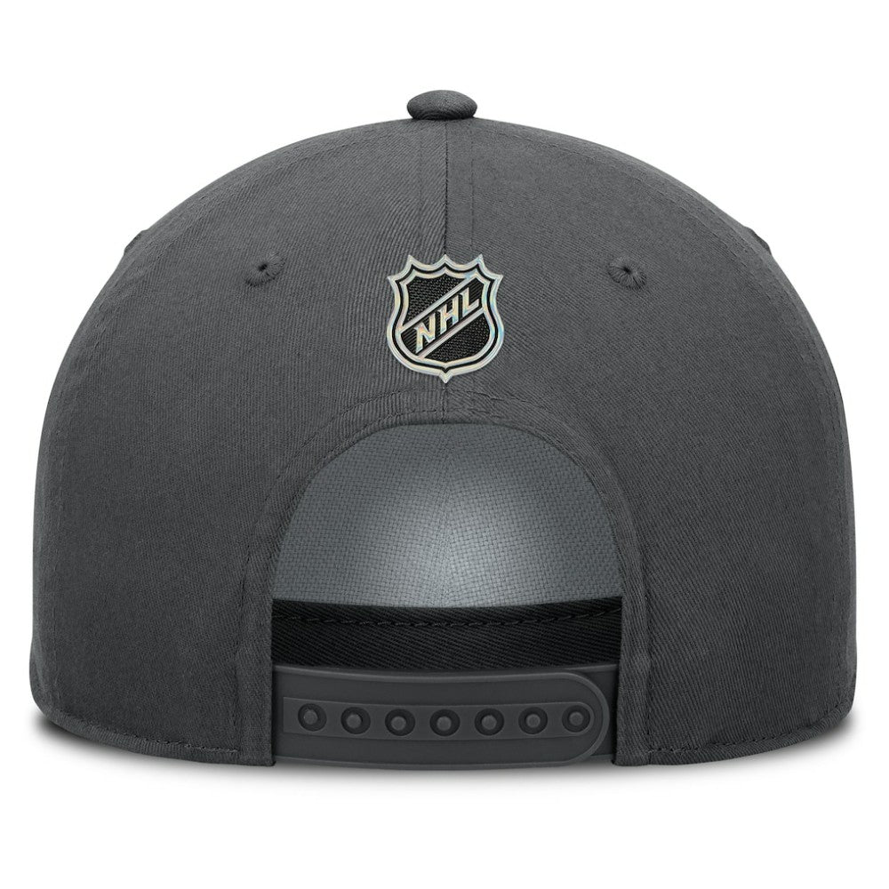 Vegas Golden Knights Fanatics Authentic Pro Rink Roper A-Frame Adjustable Hat - Charcoal Hats