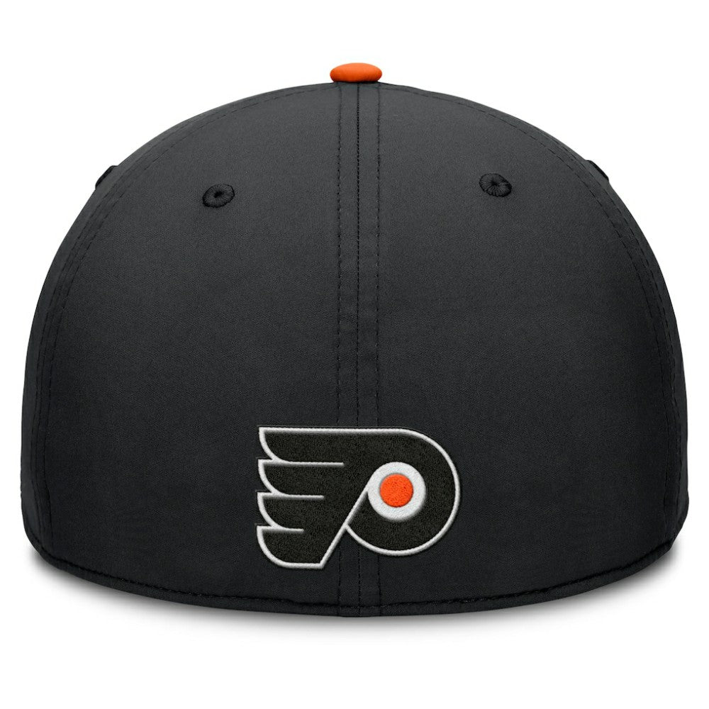 Philadelphia Flyers Fanatics Authentic Pro Rink Team Code Flex Hat - Black/Orange Hats