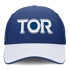 Toronto Maple Leafs Fanatics Authentic Pro Rink Team Code Flex Hat - Blue/White Hats