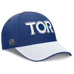 Toronto Maple Leafs Fanatics Authentic Pro Rink Team Code Flex Hat - Blue/White Hats