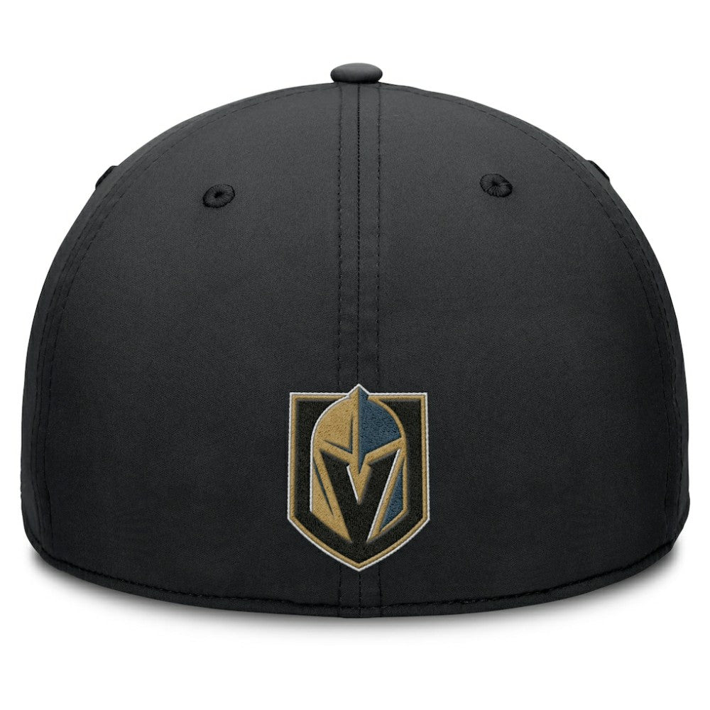 Vegas Golden Knights Fanatics Authentic Pro Rink Team Code Flex Hat - Black/Charcoal Hats