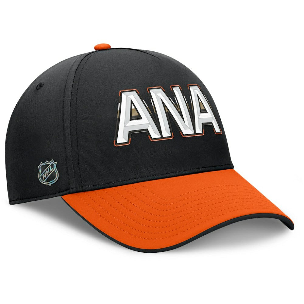 Anaheim Ducks Fanatics Authentic Pro Rink Team Code Flex Hat - Black/Orange Hats
