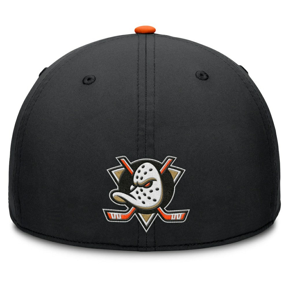 Anaheim Ducks Fanatics Authentic Pro Rink Team Code Flex Hat - Black/Orange Hats