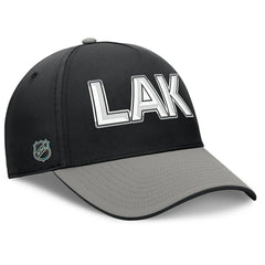 Los Angeles Kings Fanatics Authentic Pro Rink Team Code Flex Hat - Black/Gray Hats