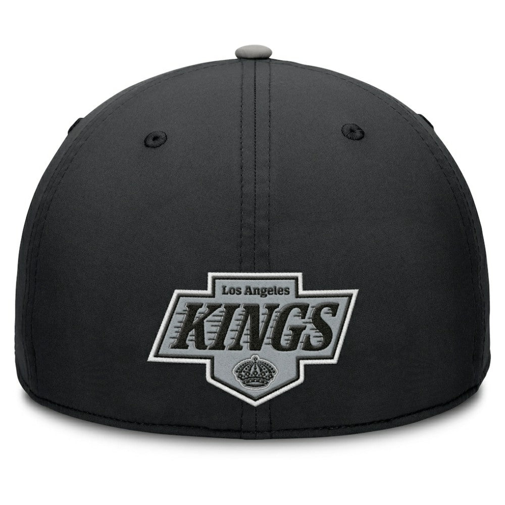 Los Angeles Kings Fanatics Authentic Pro Rink Team Code Flex Hat - Black/Gray Hats