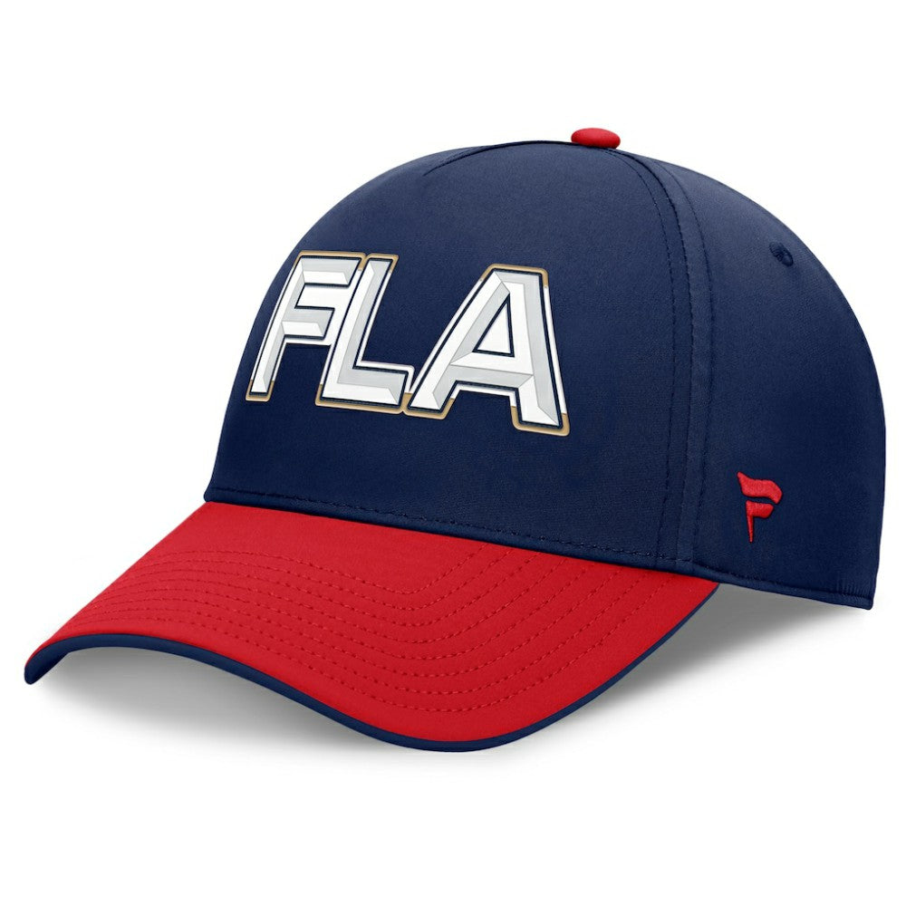 Florida Panthers Fanatics Authentic Pro Rink Team Code Flex Hat - Navy/Red Hats