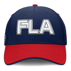 Florida Panthers Fanatics Authentic Pro Rink Team Code Flex Hat - Navy/Red Hats