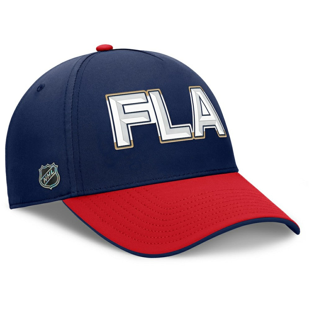 Florida Panthers Fanatics Authentic Pro Rink Team Code Flex Hat - Navy/Red Hats