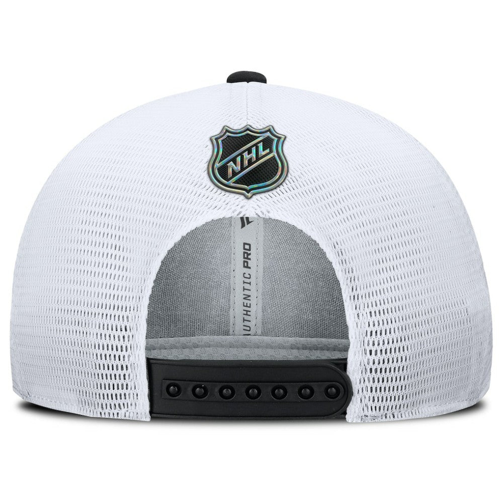Ottawa Senators Fanatics Authentic Pro Rink Lockup Adjustable Trucker Hat - Black/White Hats