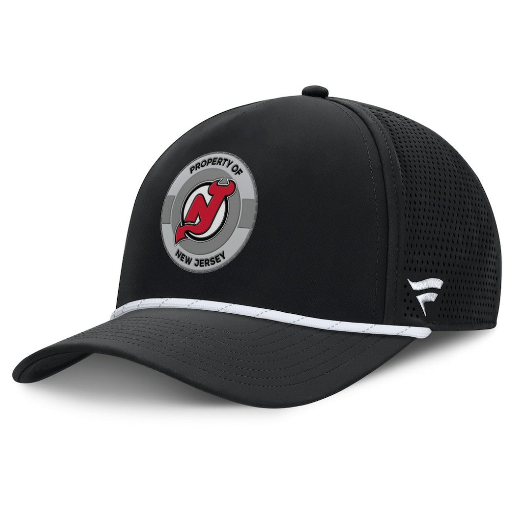 New Jersey Devils Fanatics Authentic Pro Rink Adjustable Hat - Black Jerseys