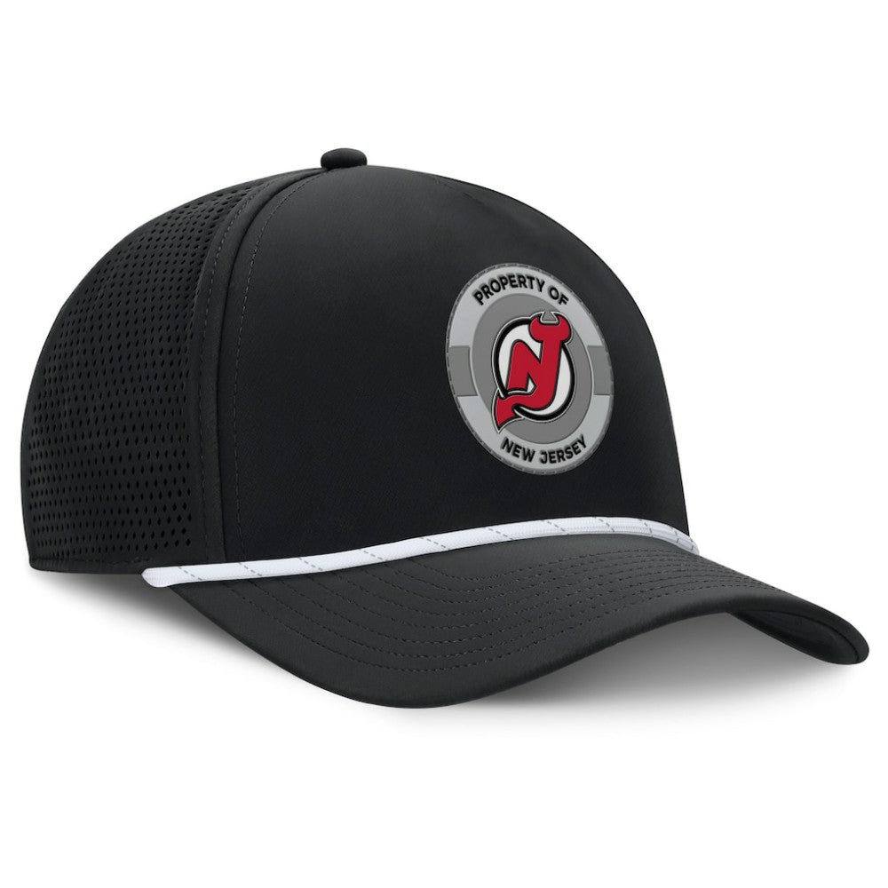 New Jersey Devils Fanatics Authentic Pro Rink Adjustable Hat - Black Jerseys