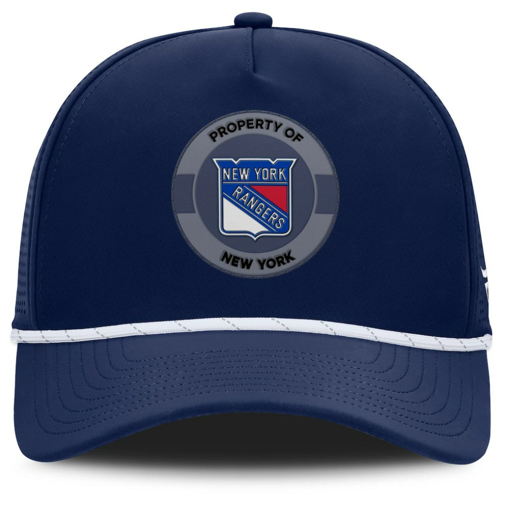 New York Rangers Fanatics Authentic Pro Rink Adjustable Hat - Navy Hats