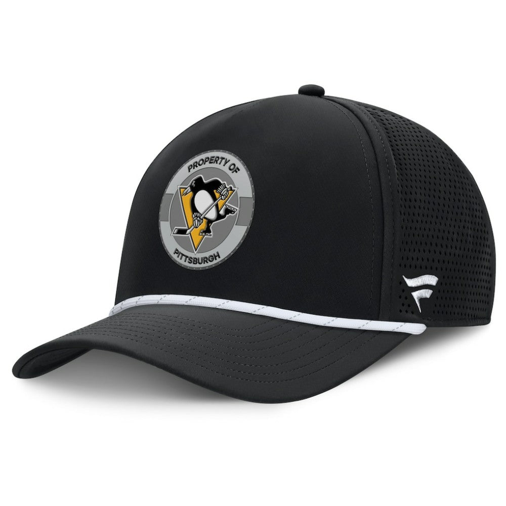 Pittsburgh Penguins Fanatics Authentic Pro Rink Adjustable Hat - Black Hats