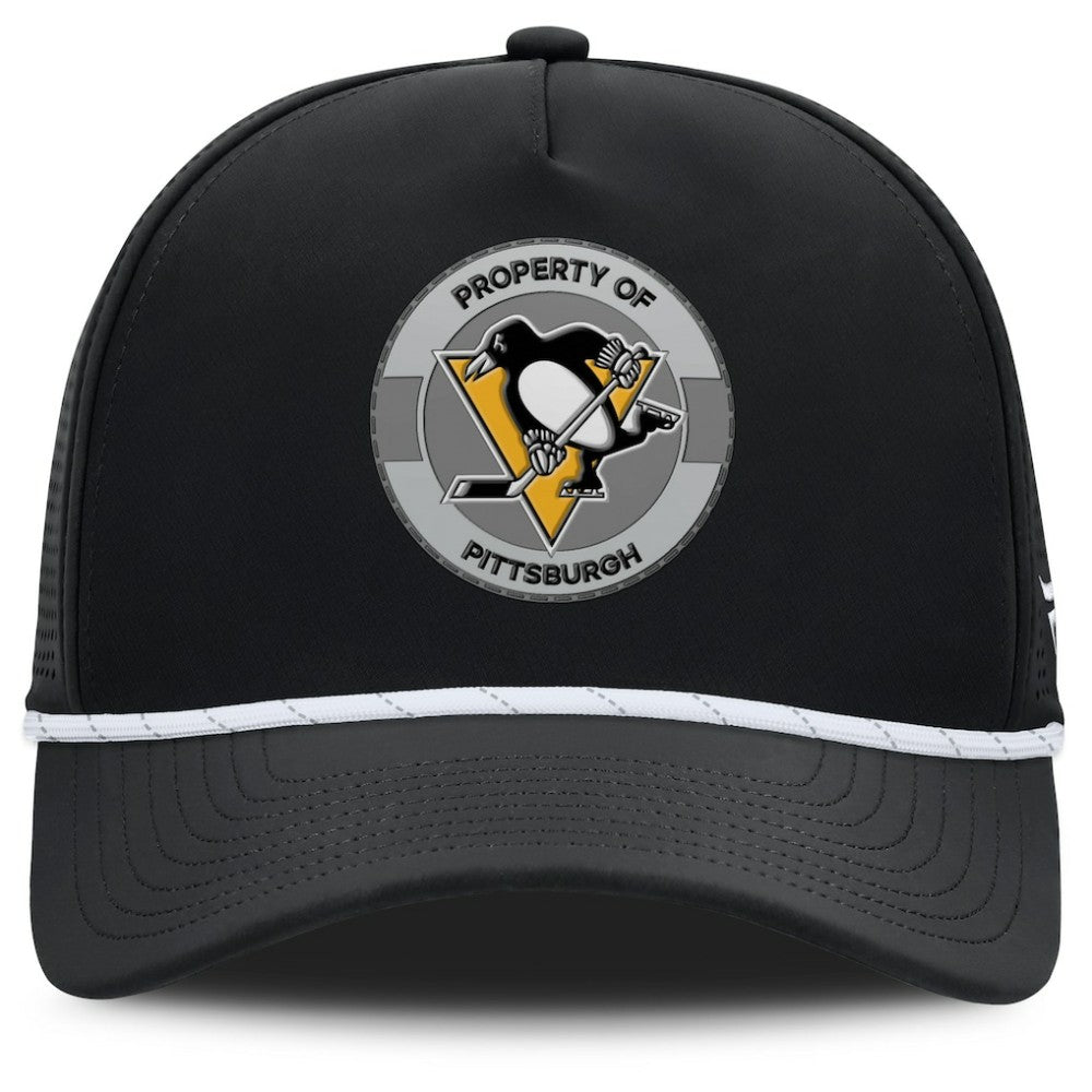Pittsburgh Penguins Fanatics Authentic Pro Rink Adjustable Hat - Black Hats