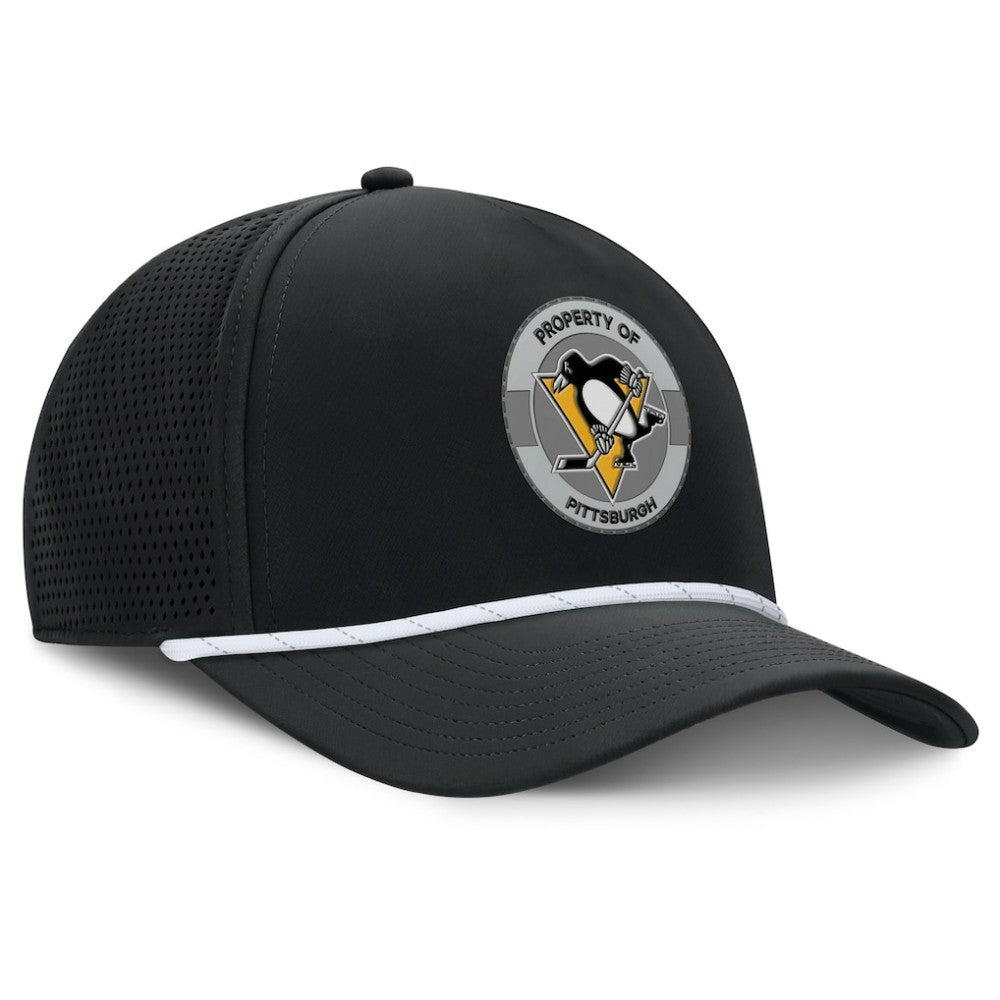 Pittsburgh Penguins Fanatics Authentic Pro Rink Adjustable Hat - Black Hats