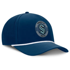 Seattle Kraken Fanatics Authentic Pro Rink Adjustable Hat - Deep Sea Blue Hats