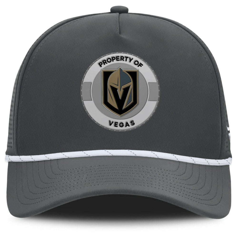 Vegas Golden Knights Fanatics Authentic Pro Rink Adjustable Hat - Charcoal Hats