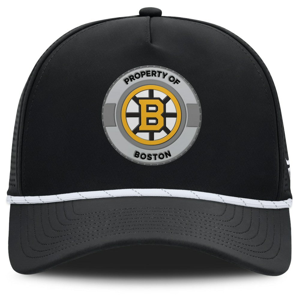 Boston Bruins Fanatics Authentic Pro Rink Adjustable Hat - Black Hats