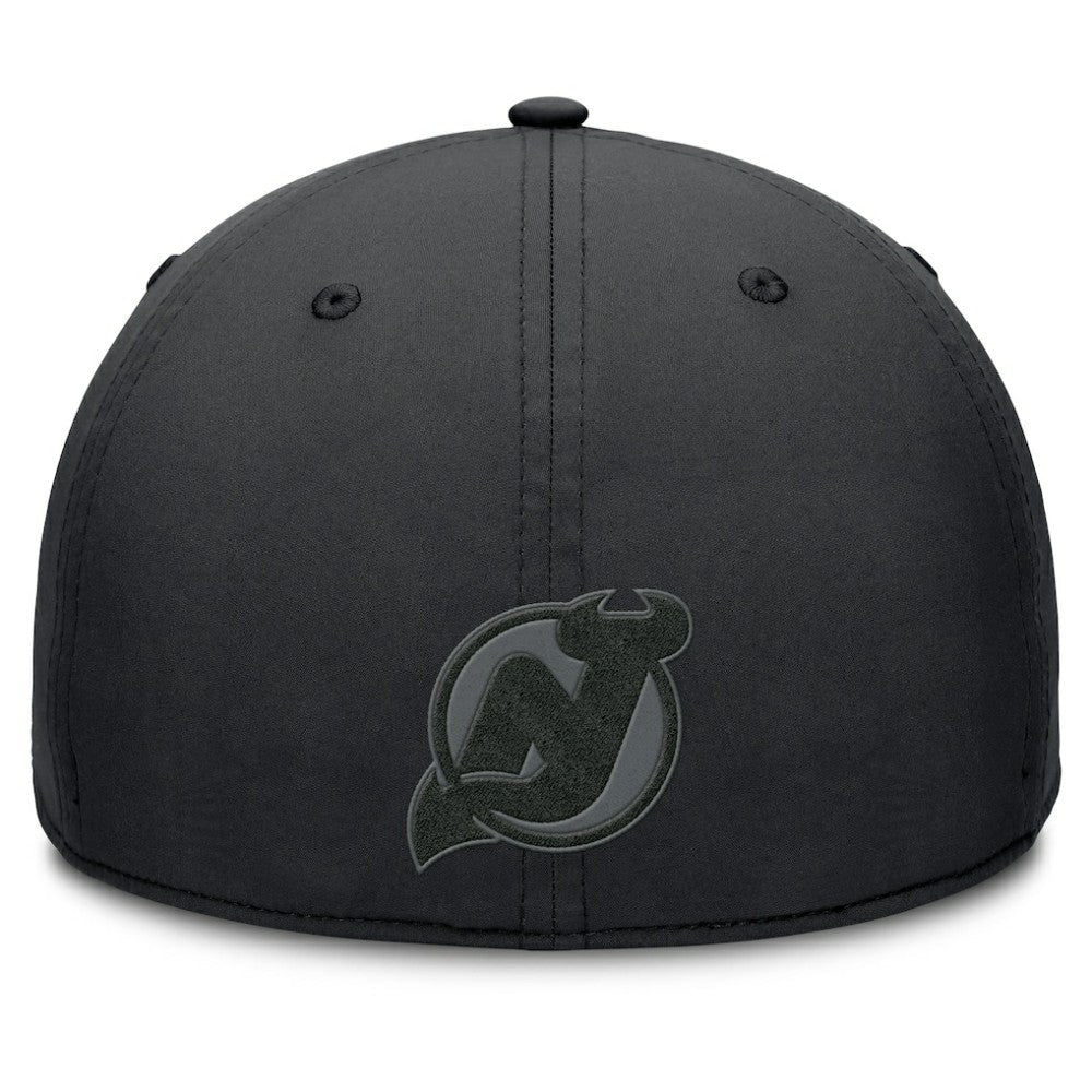 New Jersey Devils Fanatics Authentic Pro Road Team Code Flex Hat - Black Jerseys