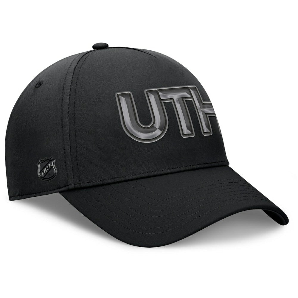 Utah Mammoth Fanatics Authentic Pro Road Team Code Flex Hat - Black Hats