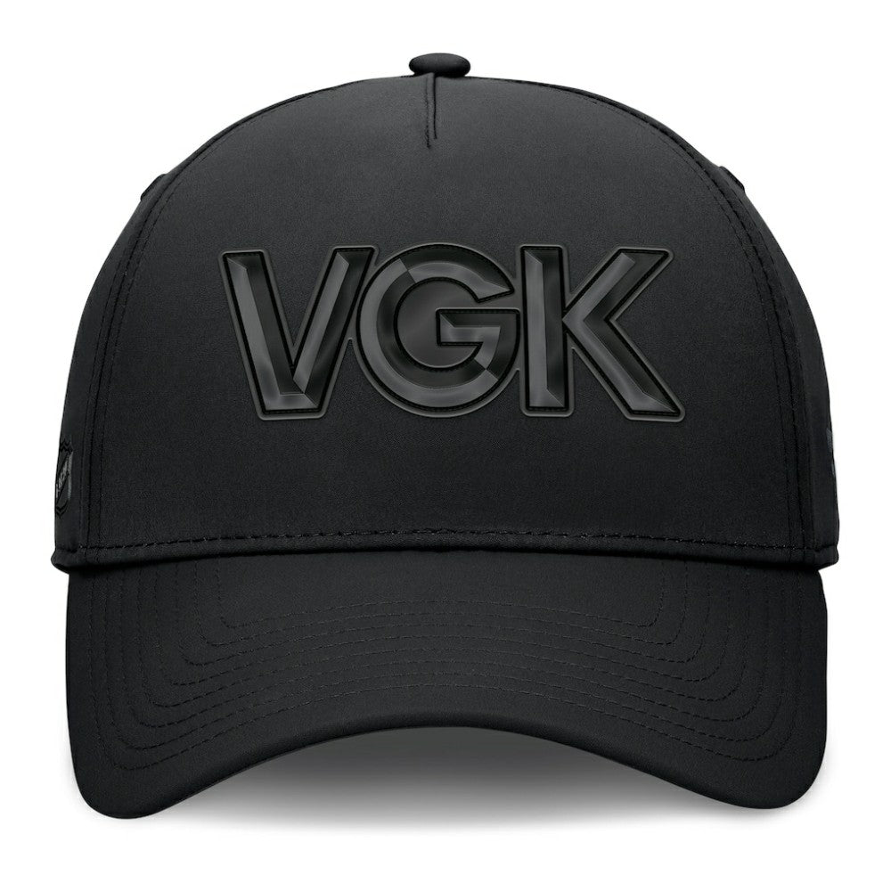 Vegas Golden Knights Fanatics Authentic Pro Road Team Code Flex Hat - Black Hats