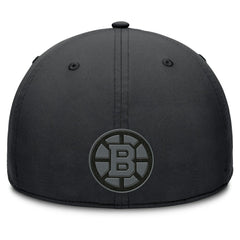 Boston Bruins Fanatics Authentic Pro Road Team Code Flex Hat - Black Hats