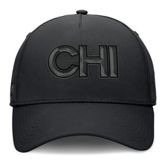 Chicago Blackhawks Fanatics Authentic Pro Road Team Code Flex Hat - Black Hats