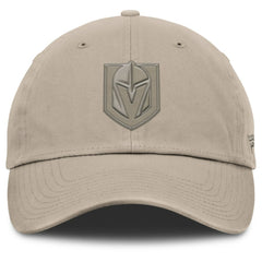 Vegas Golden Knights Fanatics Authentic Pro Road Adjustable Hat - Tan Hats