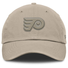 Philadelphia Flyers Fanatics Authentic Pro Road Adjustable Hat - Tan Hats